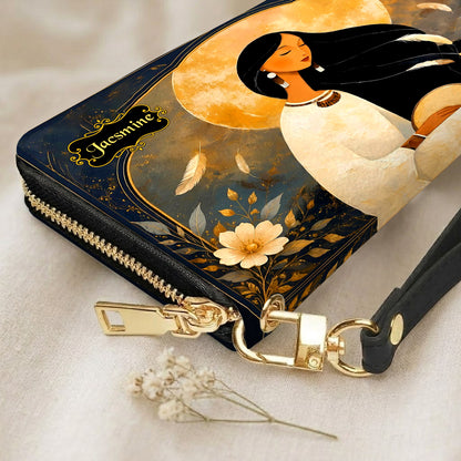 Lunar Woman Grace Personalized Leather Bag - Q1579