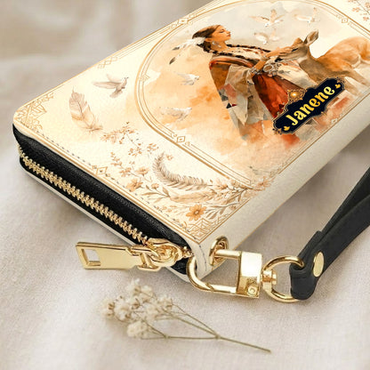 White Deer Heritage Personalized Leather Bag