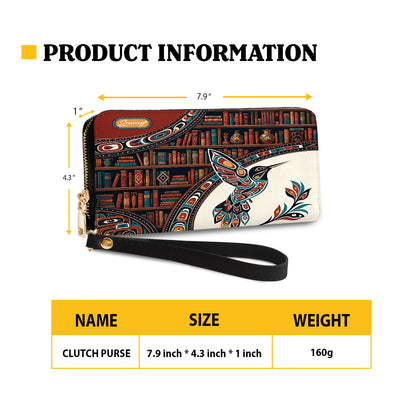 Hummingbird Ancient Tales Personalized Leather Bag