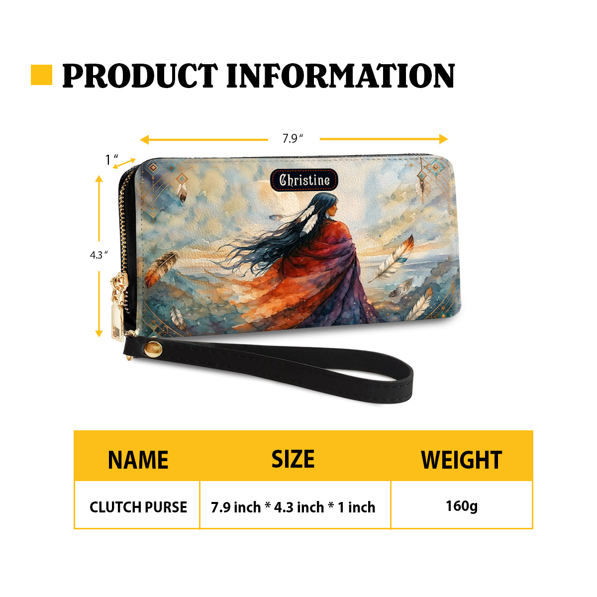 Journey of the Soul Personalized Leather Bag