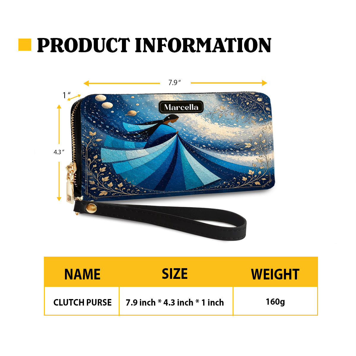 Winter Wind Woman Personalized Leather Bag
