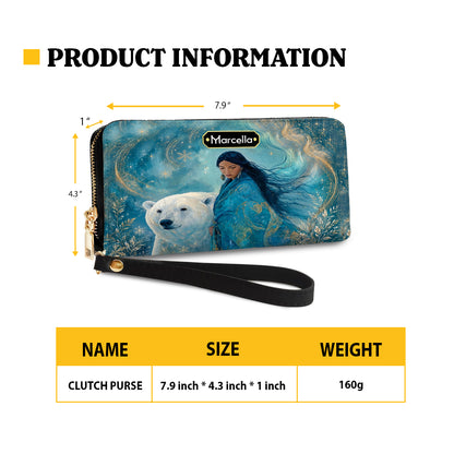 Arctic Woman Grace Personalized Leather Bag