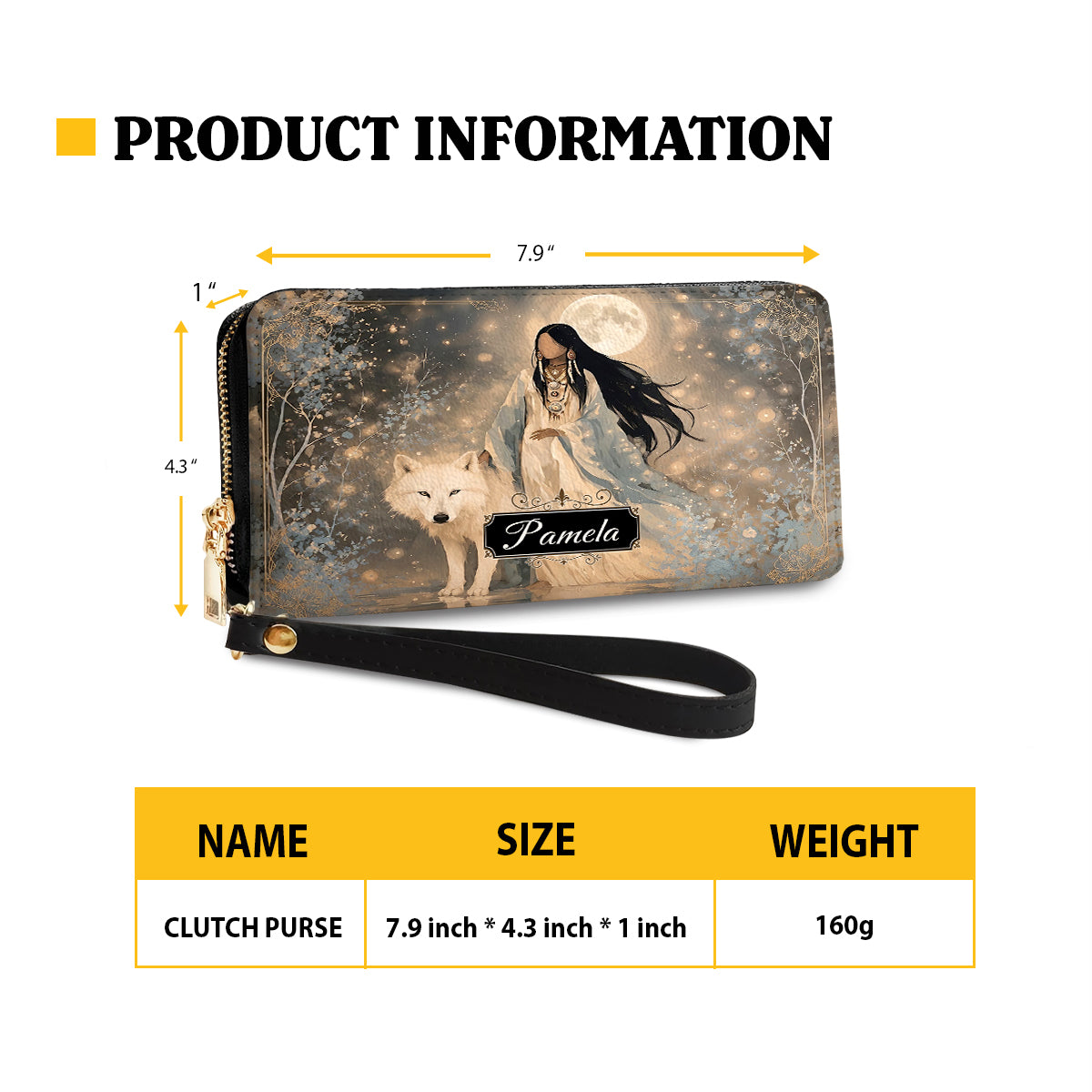 Silver Frost Woman Personalized Leather Bag