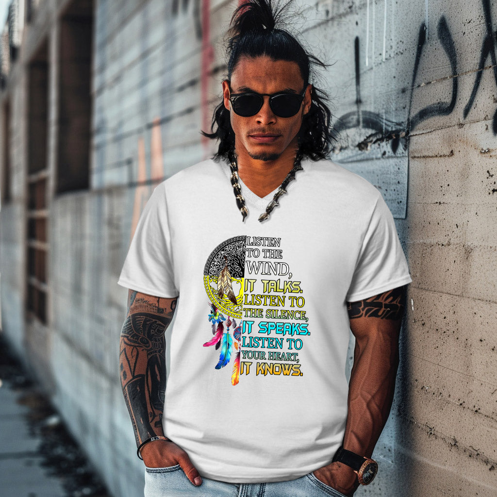 LISTEN TO THE WIND, IT TALKS. LISTEN TO THE SILENCE, IT SPEAKS. LISTEN TO YOUR HEART, IT KNOWS.