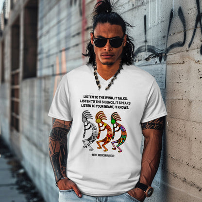 LISTEN TO THE WIND, IT TALKS. LISTEN TO THE SILENCE, IT SPEAKS LISTEN TO YOUR HEART, IT KNOWS.  - NATIVE AMERICAN PROVERB -