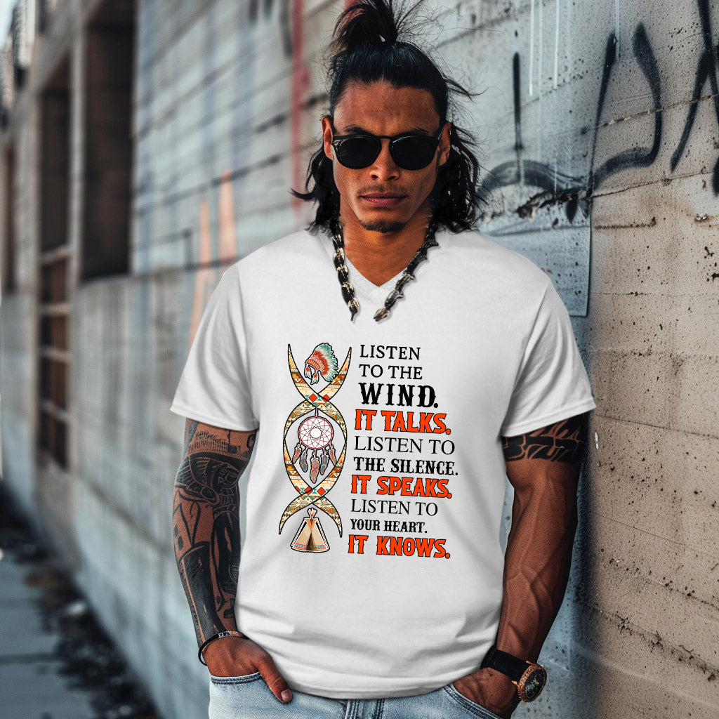 LISTEN TO THE WIND.  IT TALKS.  LISTEN TO  THE SILENCE. IT SPEAKS.  LISTEN TO YOUR HEART.  IT KNOWS.