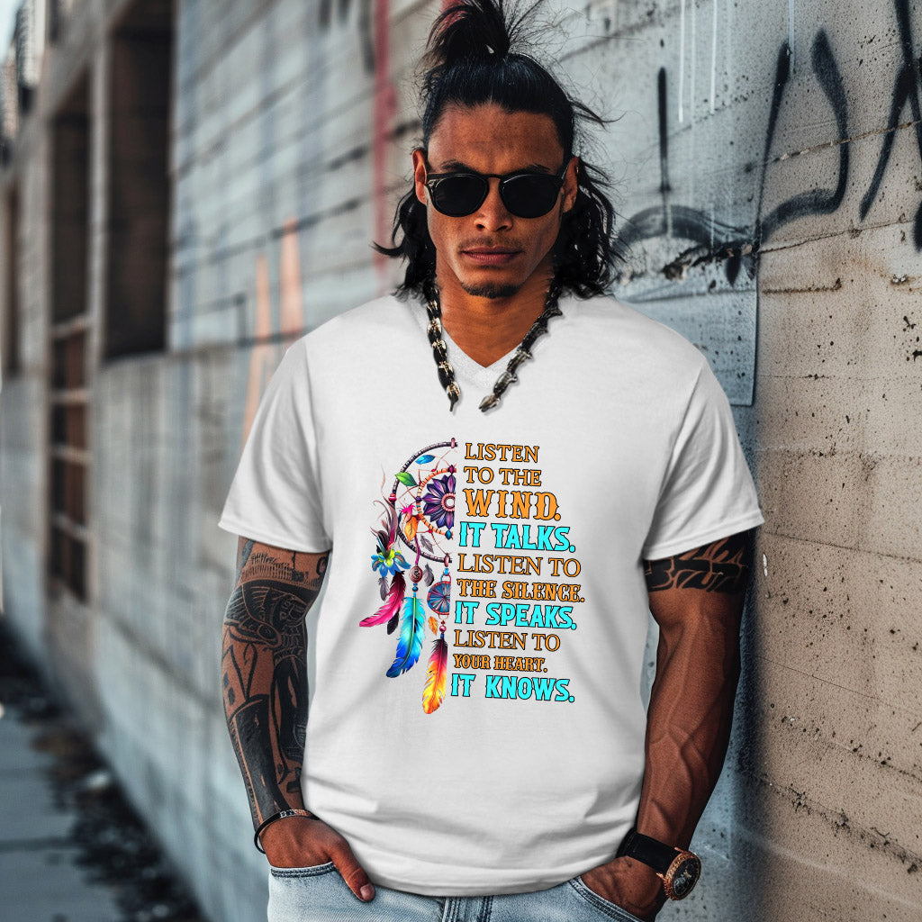 LISTEN TO THE WIND.  IT TALKS.  LISTEN TO  THE SILENCE. IT SPEAKS.  LISTEN TO YOUR HEART.  IT KNOWS.