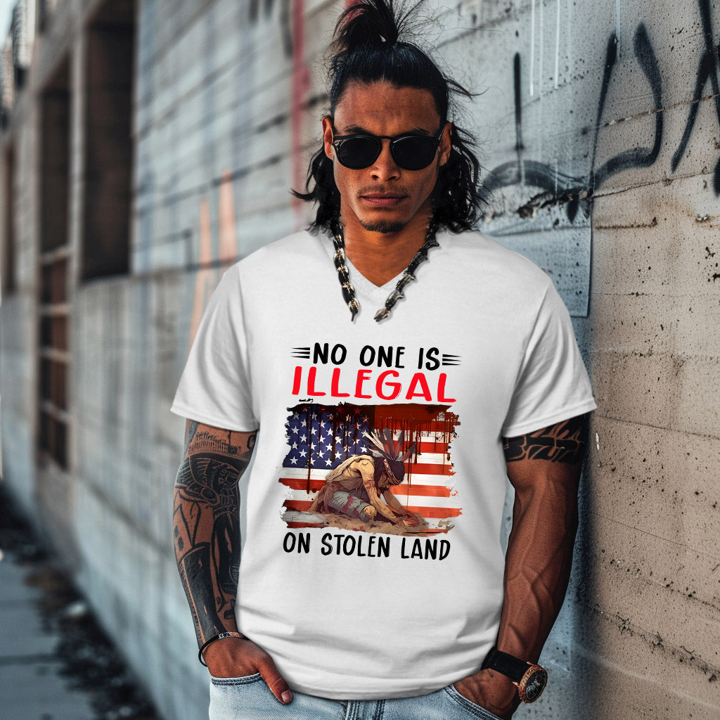 NO ONE IS ILLEGAL ON STOLEN LAND
