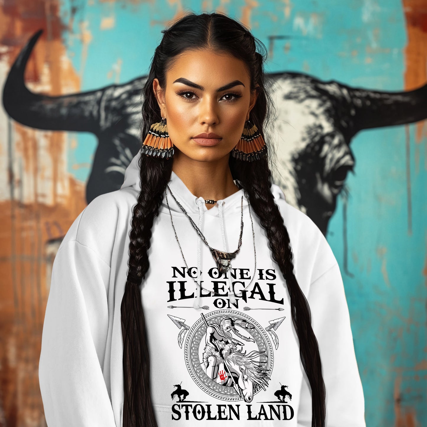 NO ONE IS ILLEGAL ON STOLEN LAND