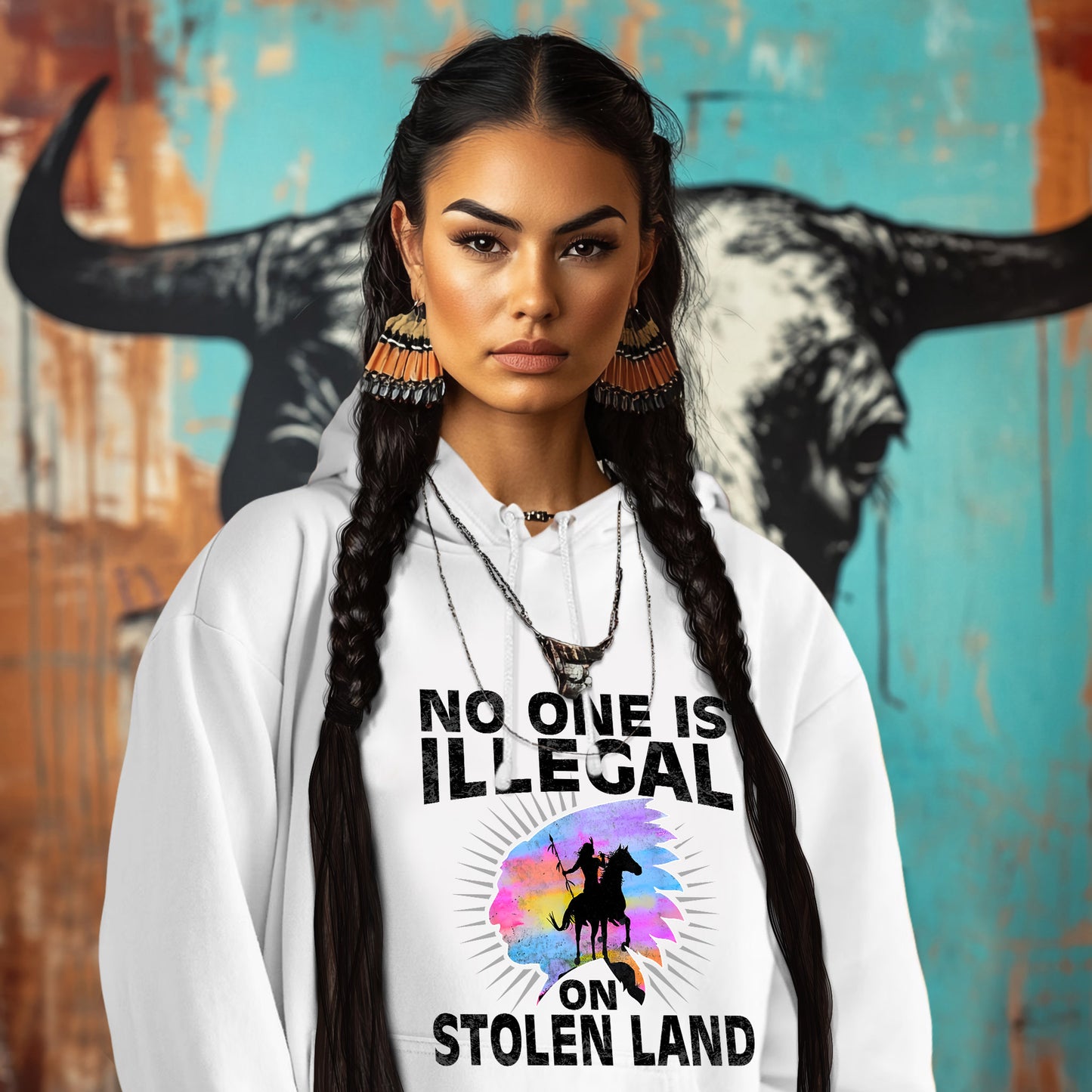 NO ONE IS ILLEGAL ON STOLEN LAND