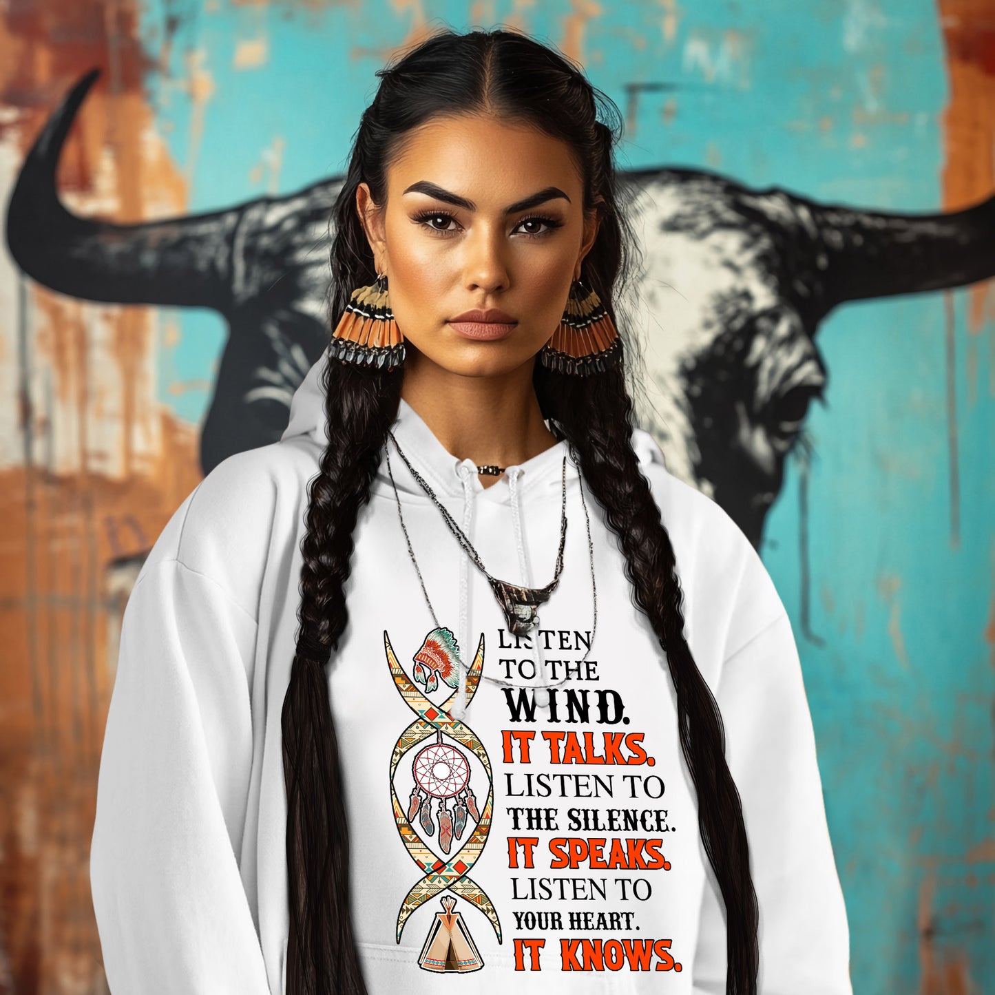 LISTEN TO THE WIND.  IT TALKS.  LISTEN TO  THE SILENCE. IT SPEAKS.  LISTEN TO YOUR HEART.  IT KNOWS.