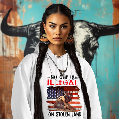 NO ONE IS ILLEGAL ON STOLEN LAND