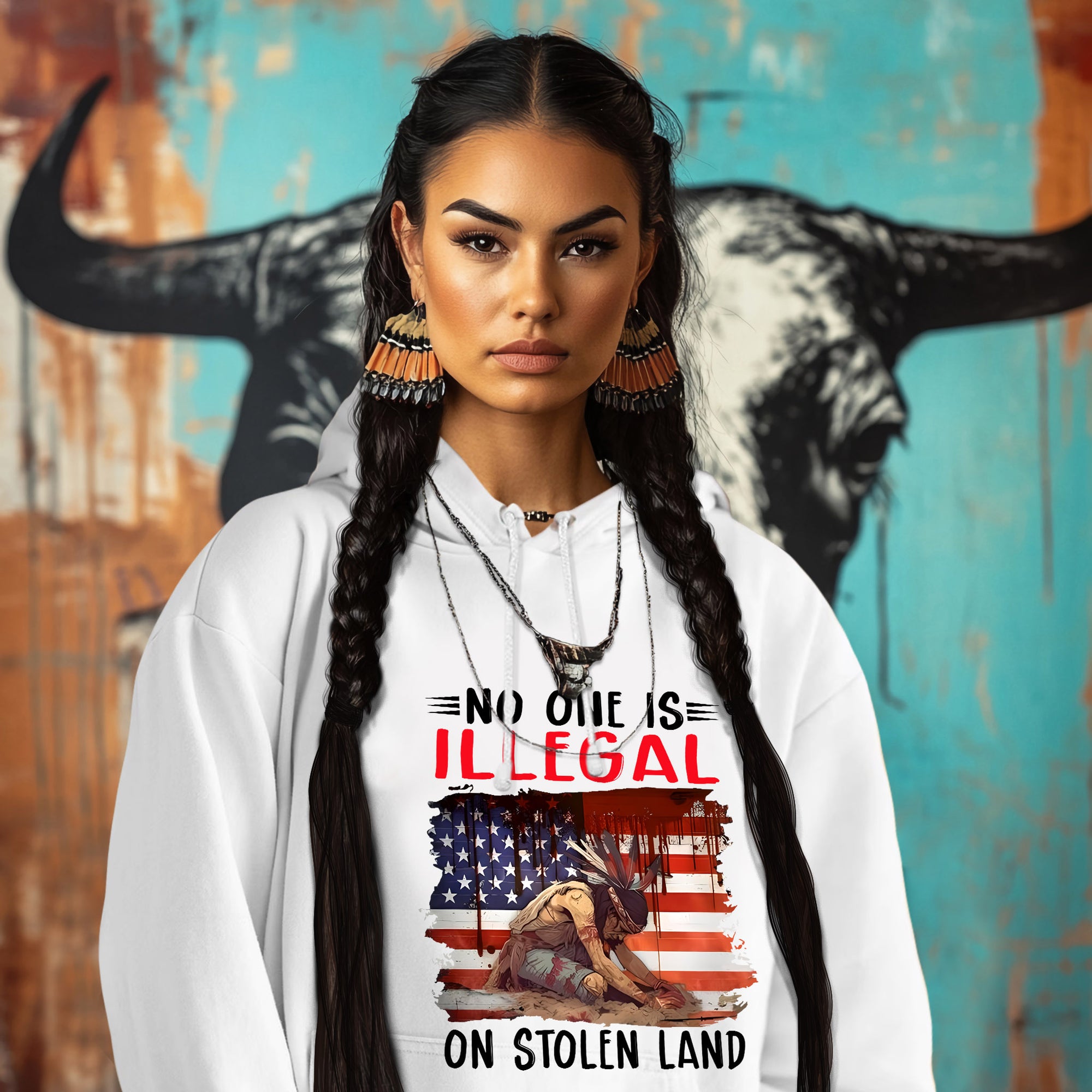 NO ONE IS ILLEGAL ON STOLEN LAND