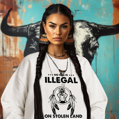 NO ONE IS ILLEGAL ON STOLEN LAND