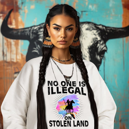 NO ONE IS ILLEGAL ON STOLEN LAND