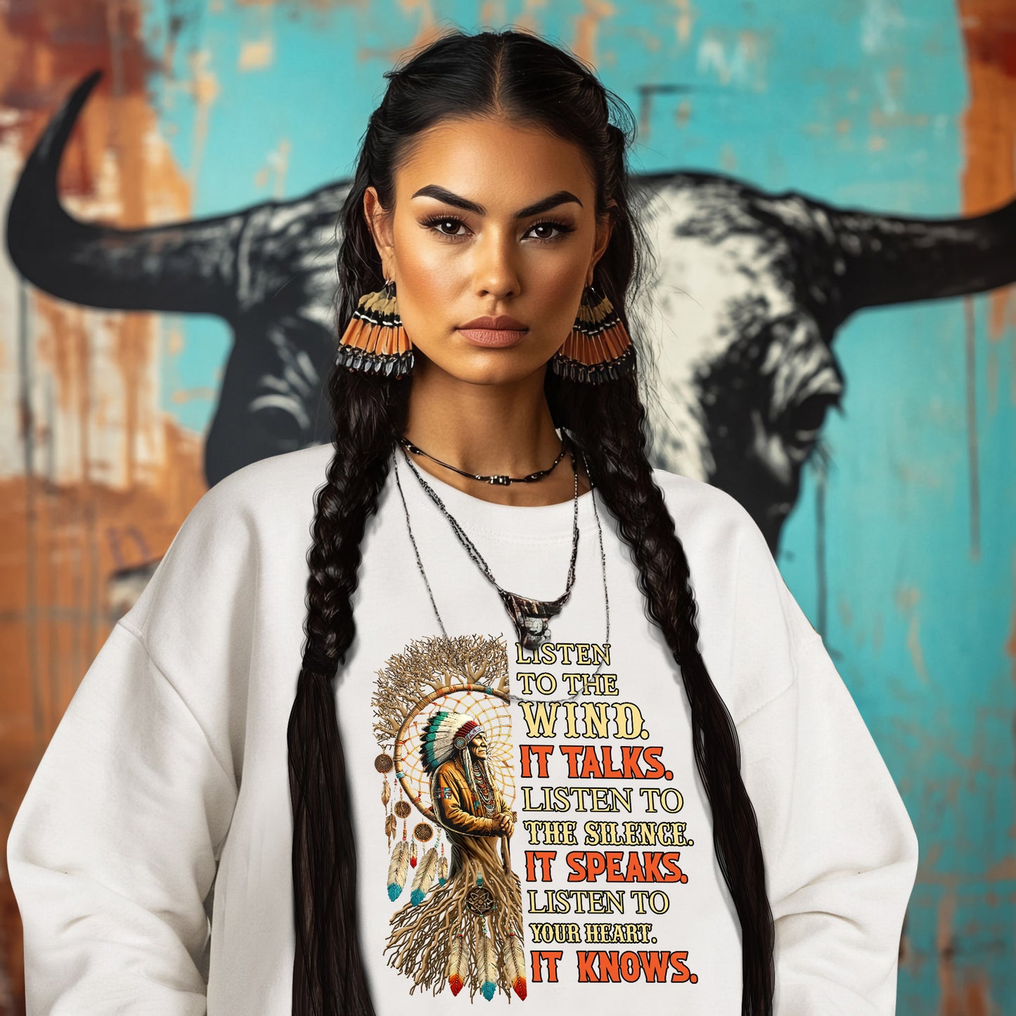 LISTEN TO THE WIND. IT TALKS. LISTEN TO THE SILENCE IT SPEAKS. LISTEN TO YOUR HEART. IT KNOWS.