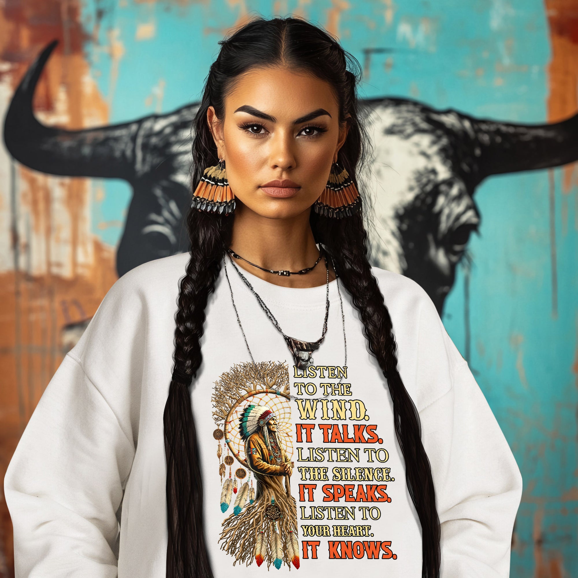 LISTEN TO THE WIND. IT TALKS. LISTEN TO THE SILENCE IT SPEAKS. LISTEN TO YOUR HEART. IT KNOWS.