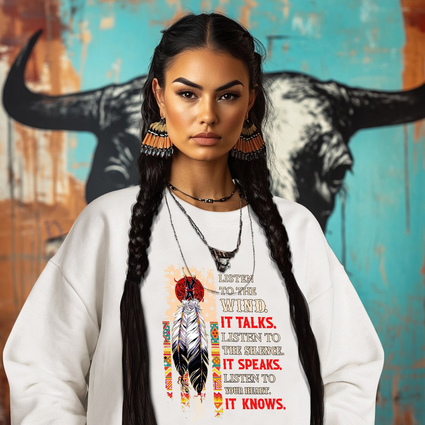 LISTEN TO THE WIND. IT TALKS.  LISTEN TO  THE SILENCE.  IT SPEAKS.  LISTEN TO  YOUR HEART.  IT KNOWS.