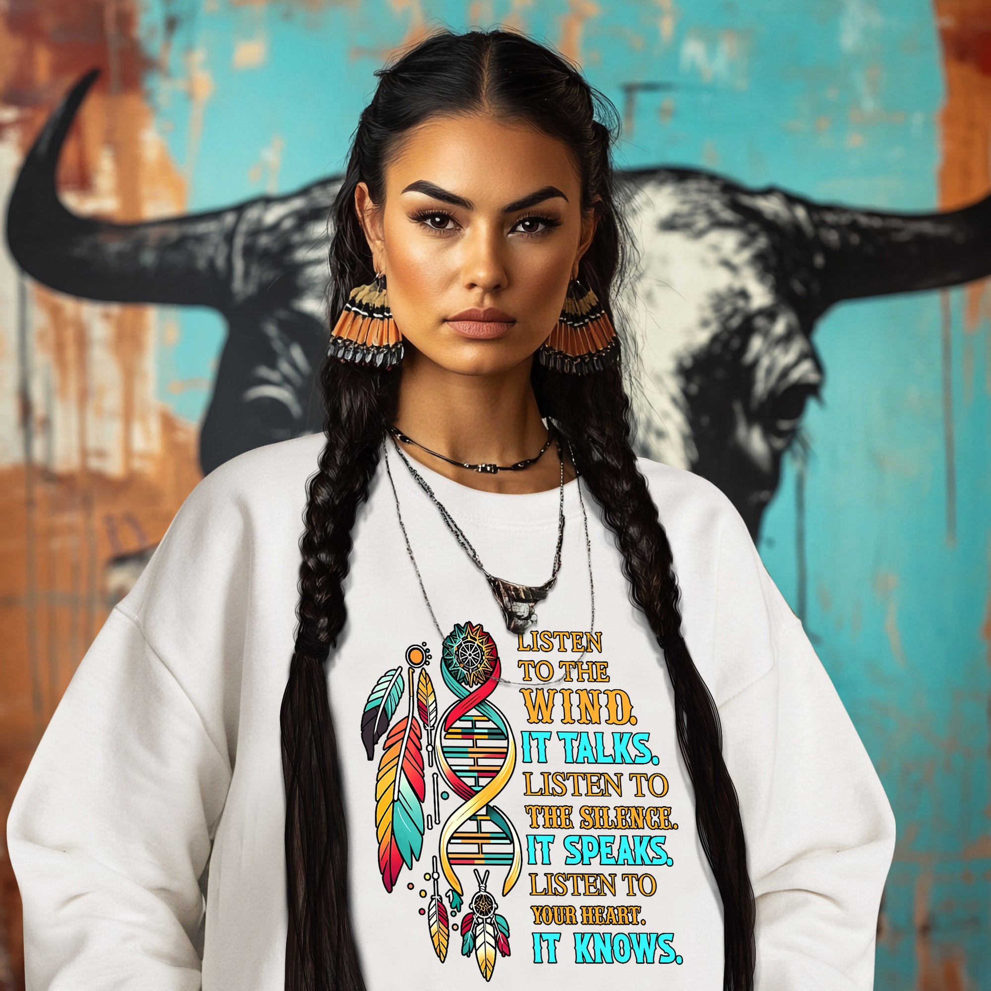 LISTEN TO THE WIND.  IT TALKS.  LISTEN TO THE SILENCE.  IT SPEAKS.  LISTEN TO YOUR HEART.  IT KNOWS.