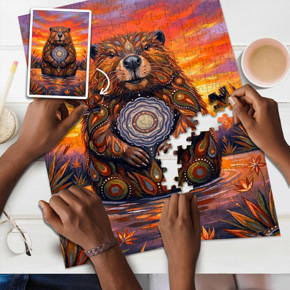 The One Who Taught The Water To Stay – Variant Acrylic/ Wooden Jigsaw Puzzle (300 / 500 / 1000 Pieces)