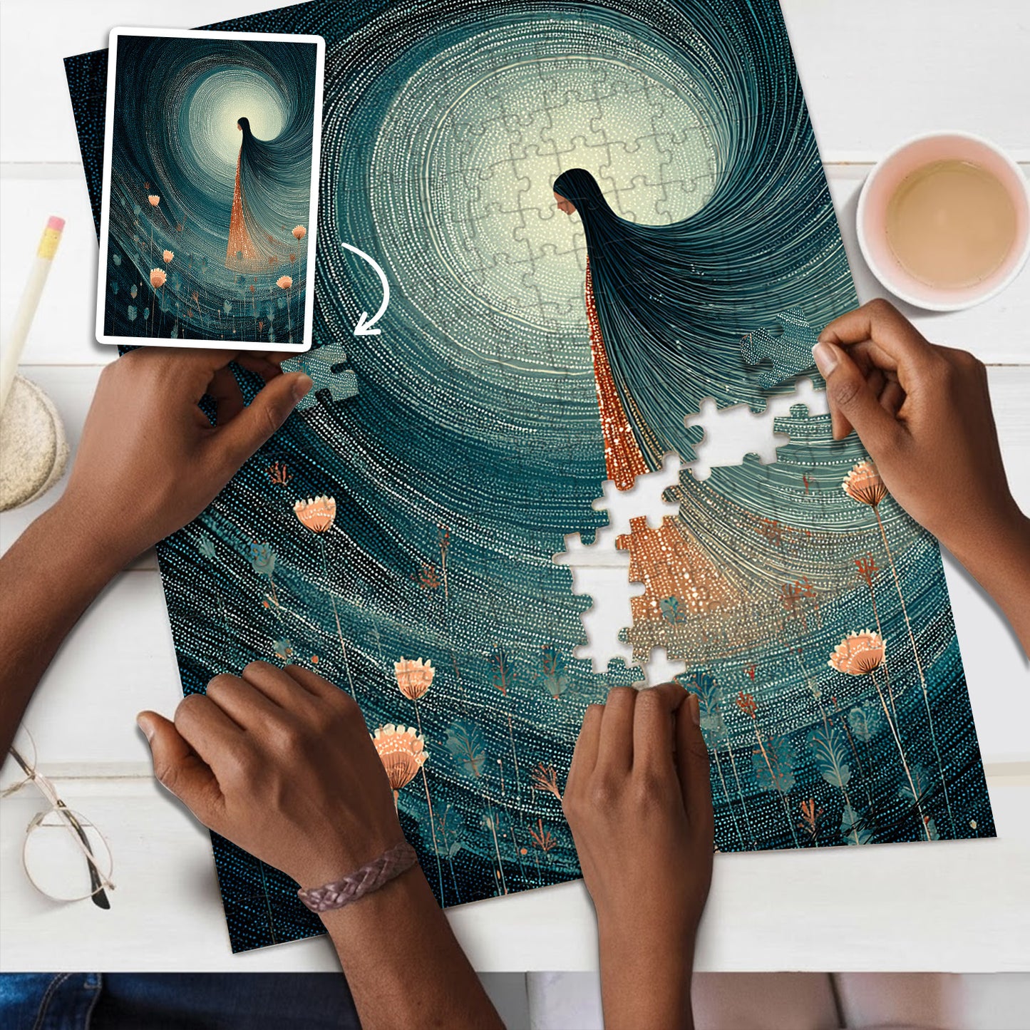 The Path of the Wind – Wooden Jigsaw Puzzle (300 / 500 / 1000 Pieces) - NH79