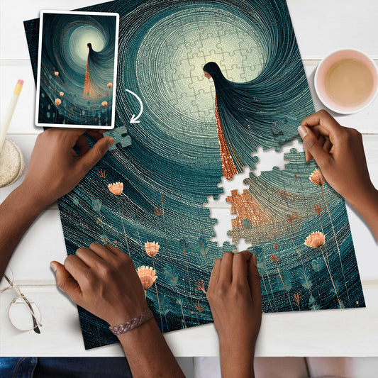 The Path of the Wind – Wooden Jigsaw Puzzle (300 / 500 / 1000 Pieces) - NH79