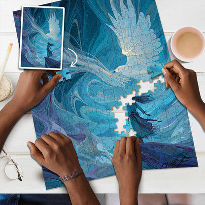Flight of the Spirit – Wooden Jigsaw Puzzle (300 / 500 / 1000 Pieces) - NH79