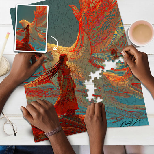 The Place Where Courage Learns to Kneel – Wooden Jigsaw Puzzle (300 / 500 / 1000 Pieces) - NH79