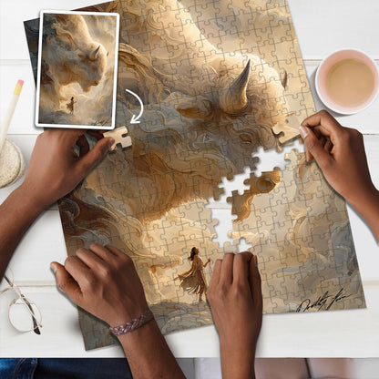 Whispers of the Sacred Journey – Wooden Jigsaw Puzzle (300 / 500 / 1000 Pieces) - NH79