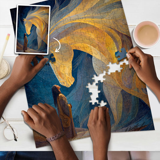 Light of the Sacred Wind – Wooden Jigsaw Puzzle (300 / 500 / 1000 Pieces) - NH79