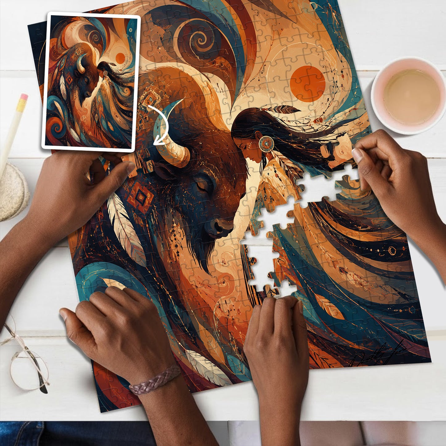The Bond of Spirit – Wooden Jigsaw Puzzle (300 / 500 / 1000 Pieces) - NH79