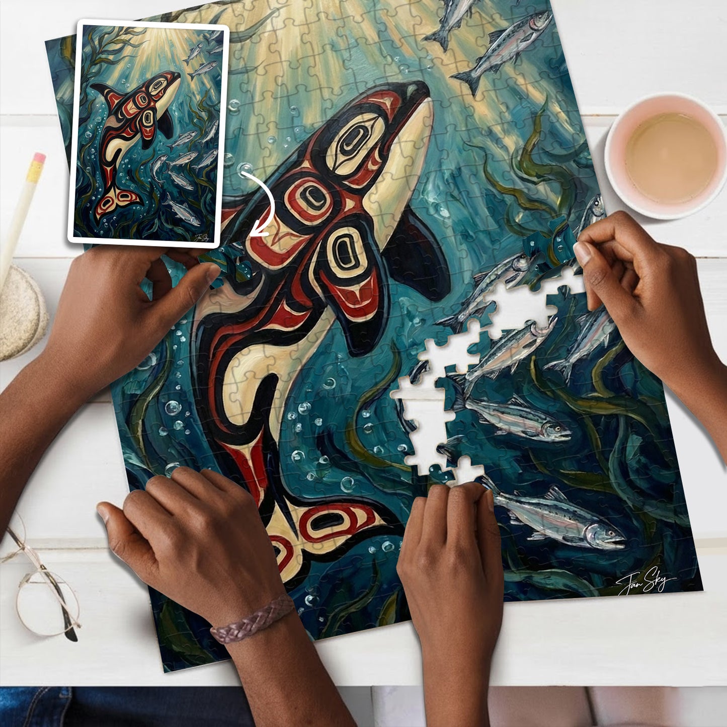 The Hunt – Wooden Jigsaw Puzzle (300 / 500 / 1000 Pieces)