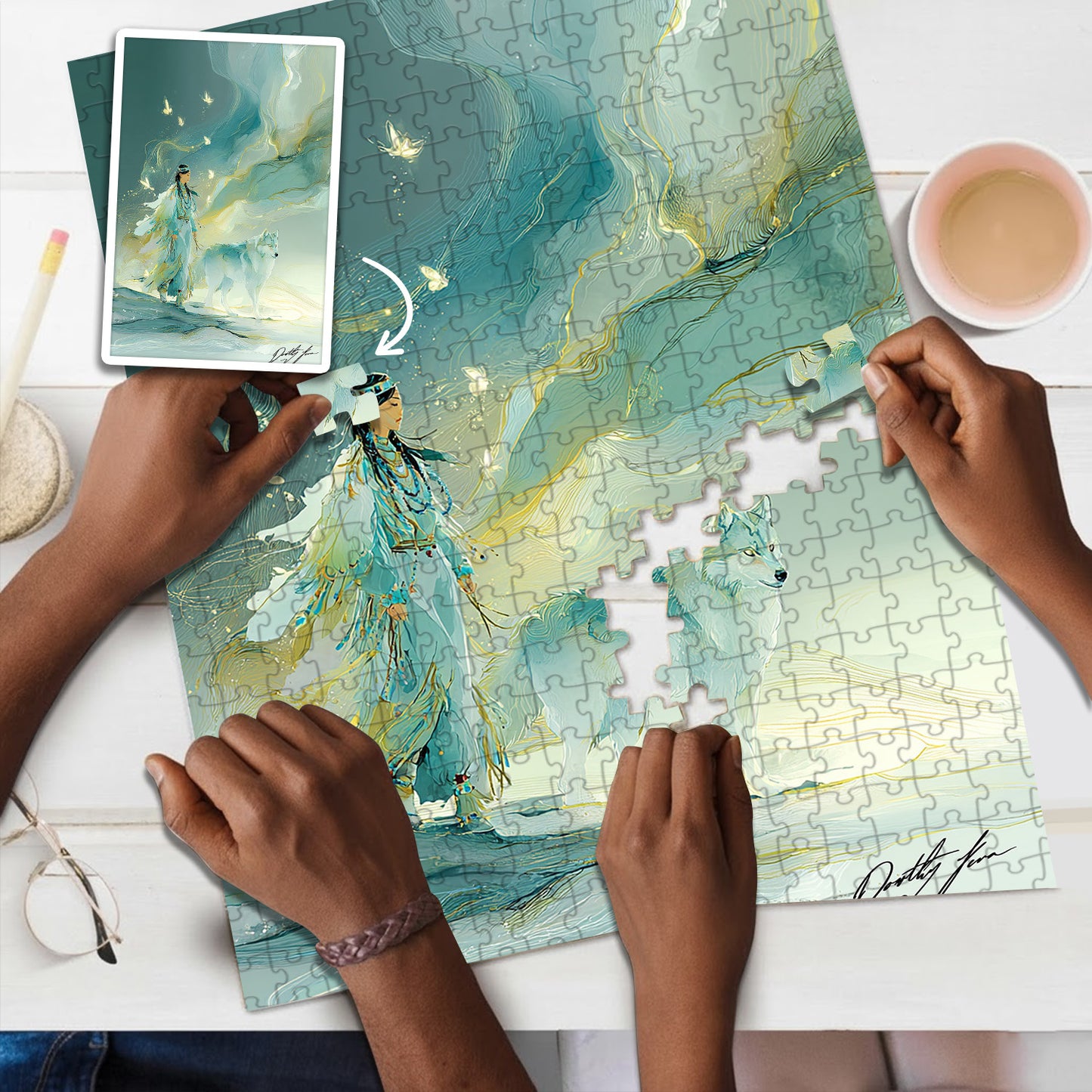 The Path of the Spirit – Wooden Jigsaw Puzzle (300 / 500 / 1000 Pieces) - NH79