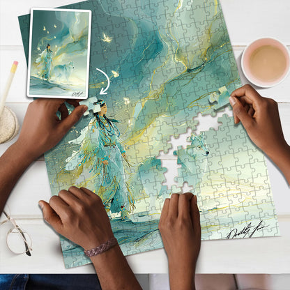 The Path of the Spirit – Wooden Jigsaw Puzzle (300 / 500 / 1000 Pieces) - NH79