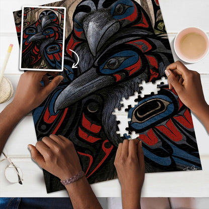 The Ravens Who Remembered the Hidden Truth – Variant Acrylic/ Wooden Jigsaw Puzzle (300 / 500 / 1000 Pieces)