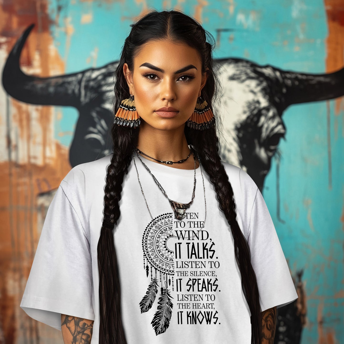 LISTEN TO THE WIND, IT TALKS. LISTEN TO THE SILENCE, IT SPEAKS. LISTEN TO YOUR HEART, IT KNOWS. (Copy)