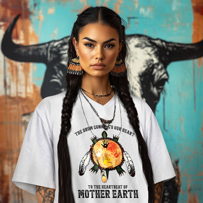 THE DRUM CONNECTS OUR HEART TO THE HEARTBEAT OF MOTHER EARTH