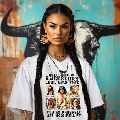 UNLESS YOUR ANCESTORS LOOK LIKE THIS YOU'RE PROBABLY AN IMMIGRANT