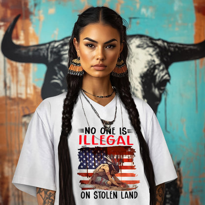 NO ONE IS ILLEGAL ON STOLEN LAND