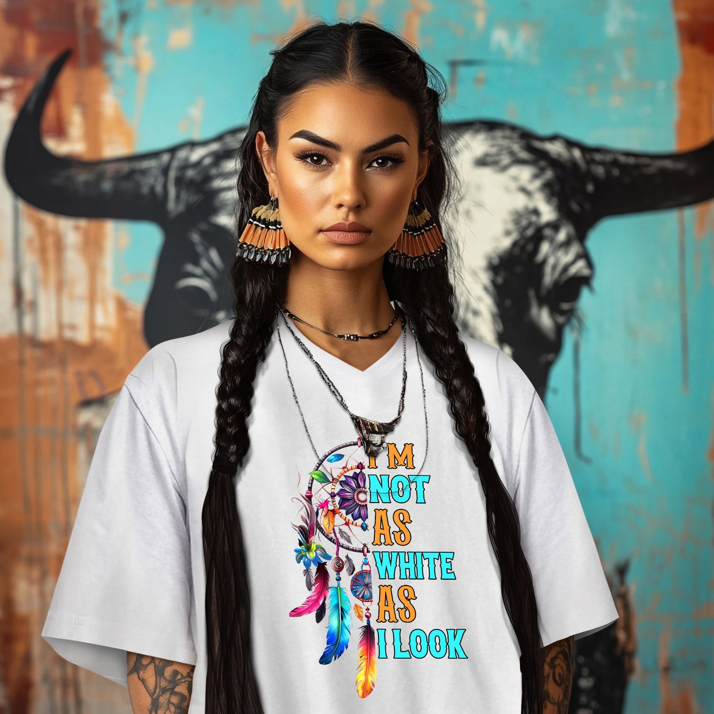 I'M NOT AS WHITE AS I LOOK