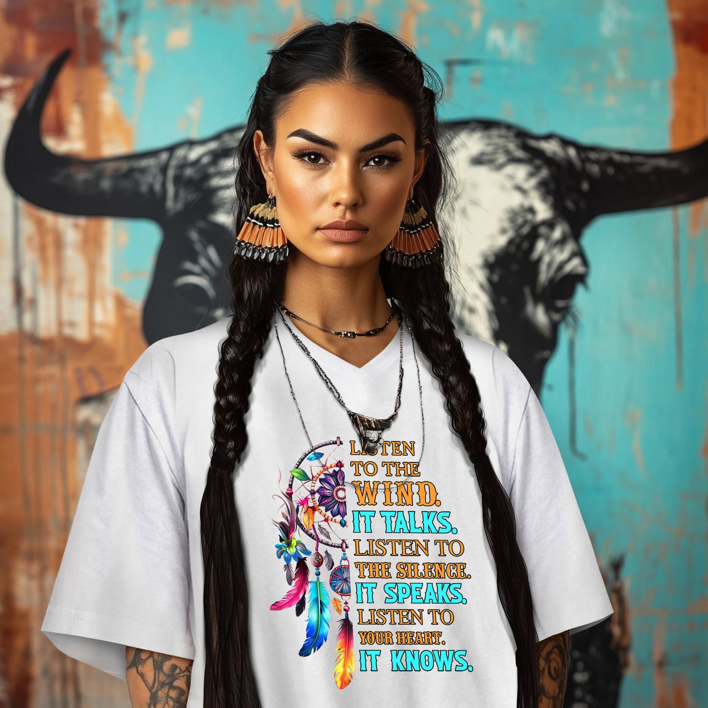 LISTEN TO THE WIND.  IT TALKS.  LISTEN TO  THE SILENCE. IT SPEAKS.  LISTEN TO YOUR HEART.  IT KNOWS.