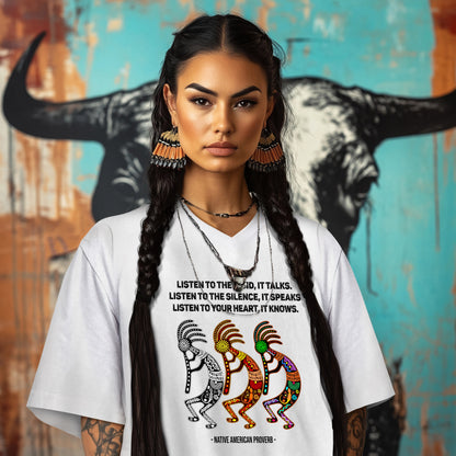 LISTEN TO THE WIND, IT TALKS. LISTEN TO THE SILENCE, IT SPEAKS LISTEN TO YOUR HEART, IT KNOWS.  - NATIVE AMERICAN PROVERB -