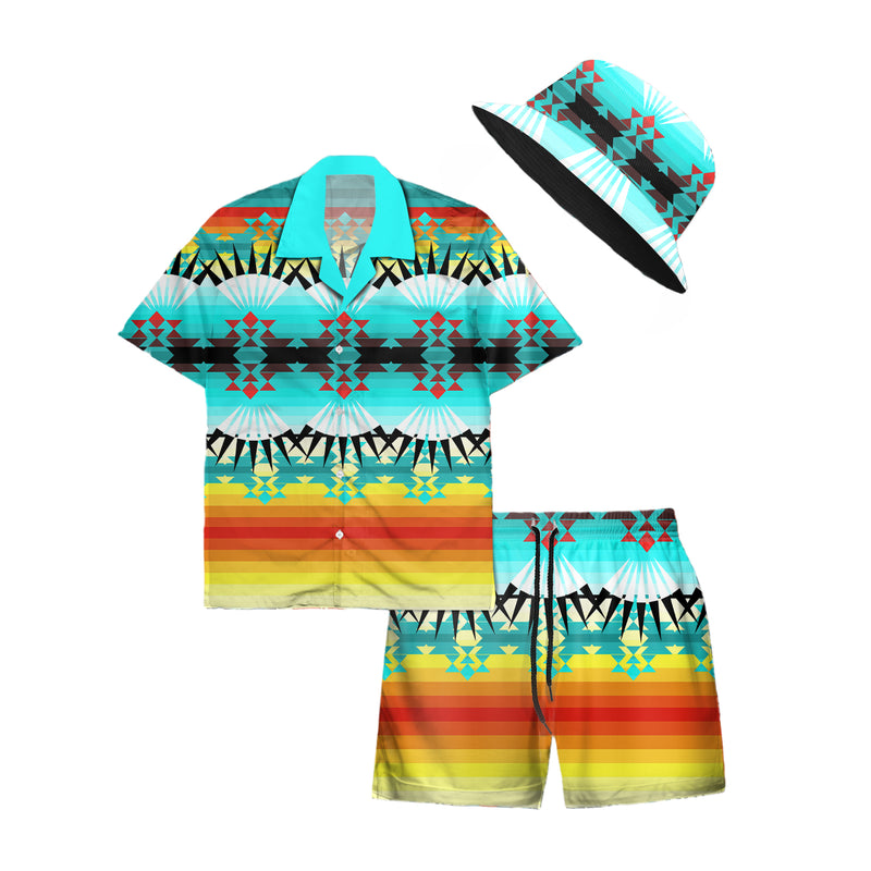 Native Pattern Hawaiian Shirt New - 86044