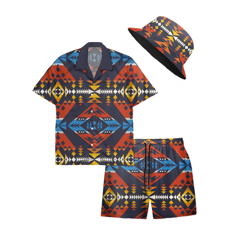 Native Pattern Hawaiian Shirt New - 86032