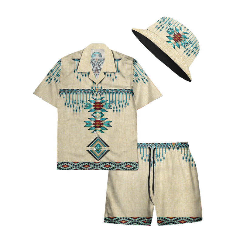 Native Pattern Hawaiian Shirt New - 86024