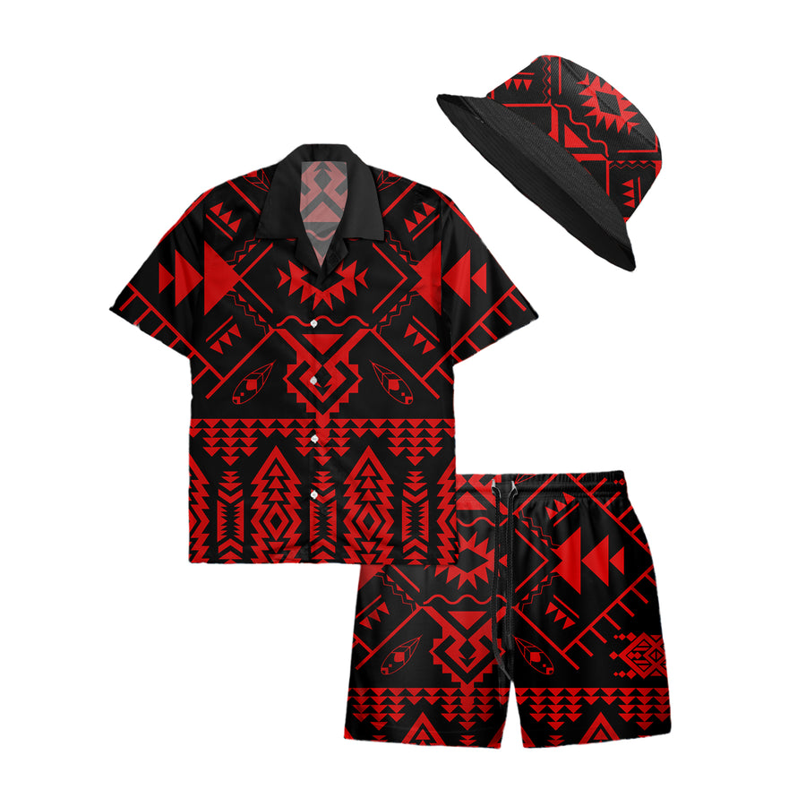 Native Pattern Hawaiian Shirt New - 86015