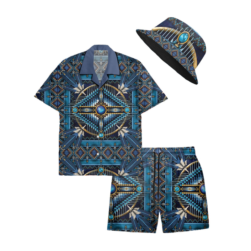 Native Pattern Hawaiian Shirt New - 86017