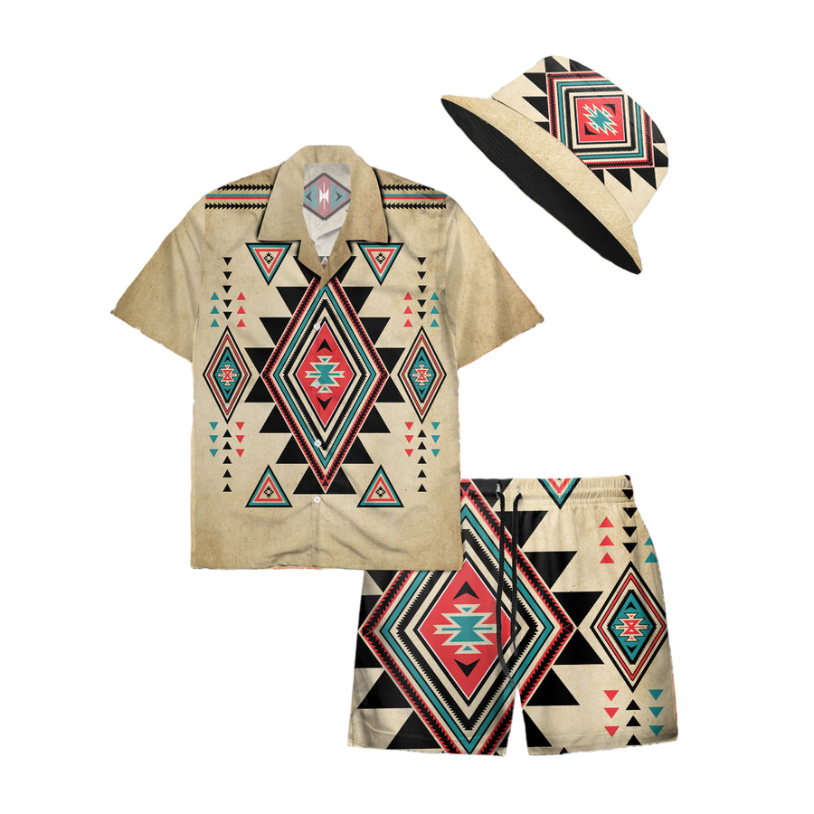 Native Pattern Hawaiian Shirt New - 86020
