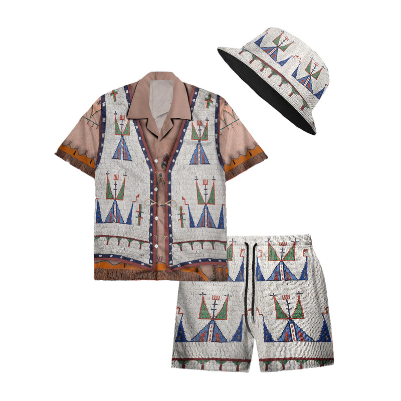 Native Pattern Hawaiian Shirt New - 86056