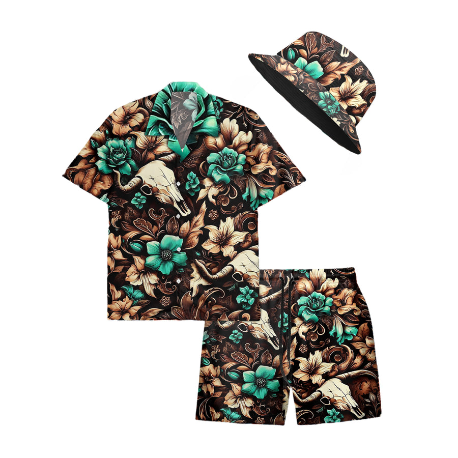 Native Pattern Hawaiian Shirt New - 86053